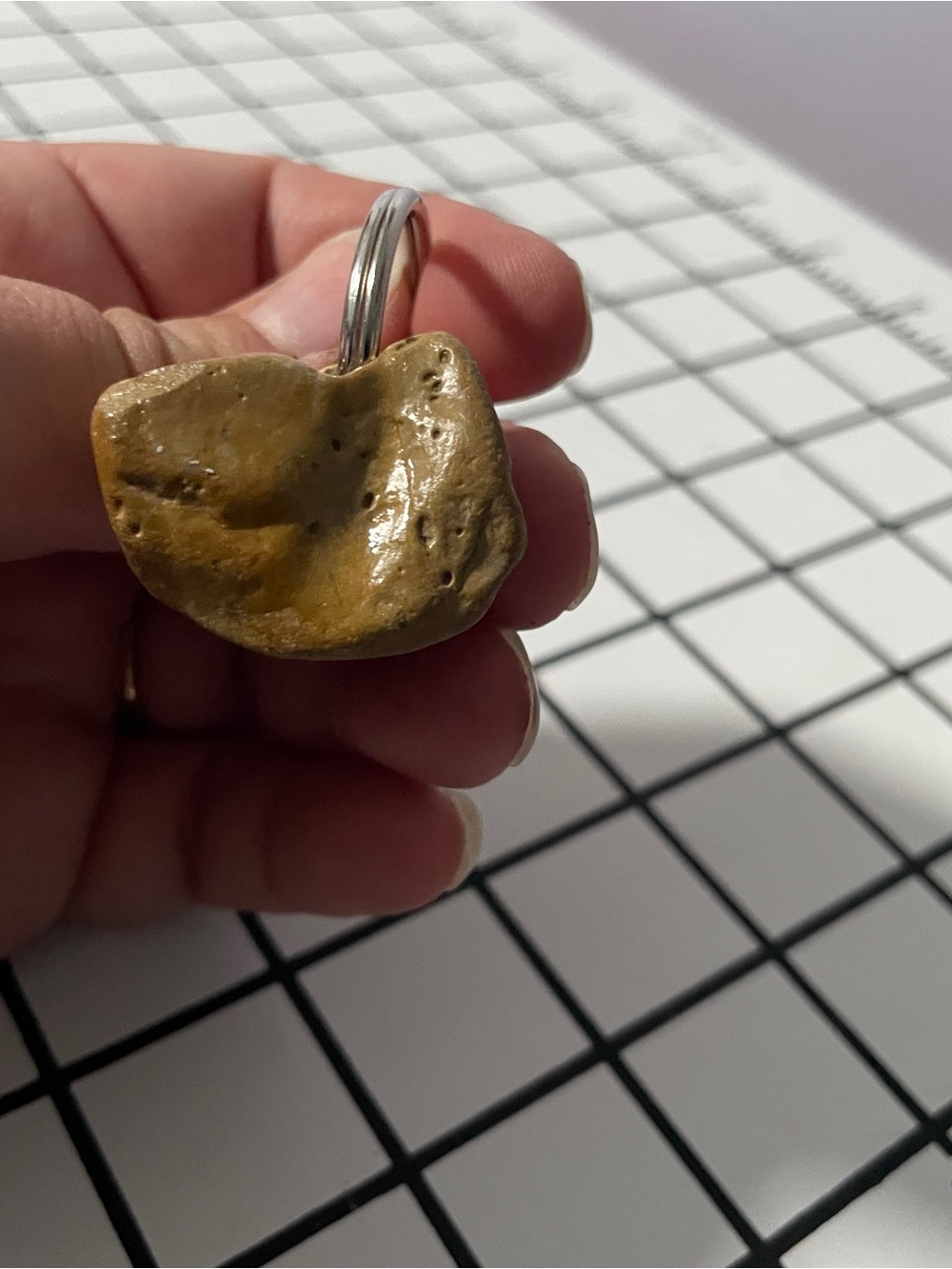 Hand made Rock Keychain - Picture 4 of 6